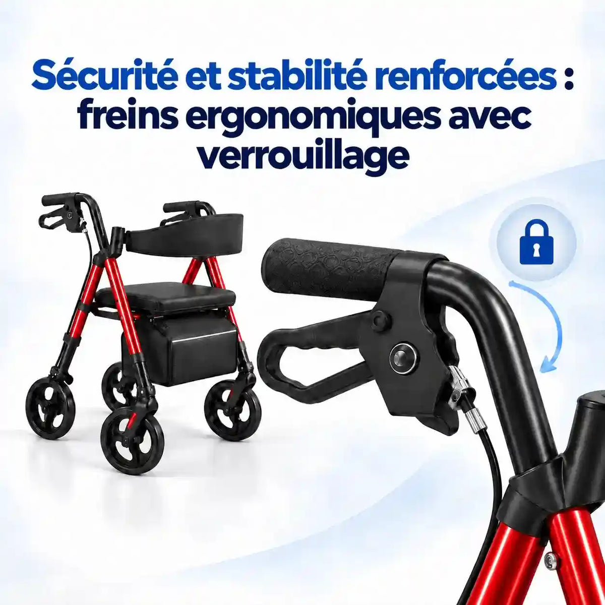 Déambulateur Rollator Tout-Terrain