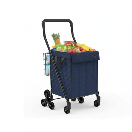 360° Waterproof Folding Shopping Trolley